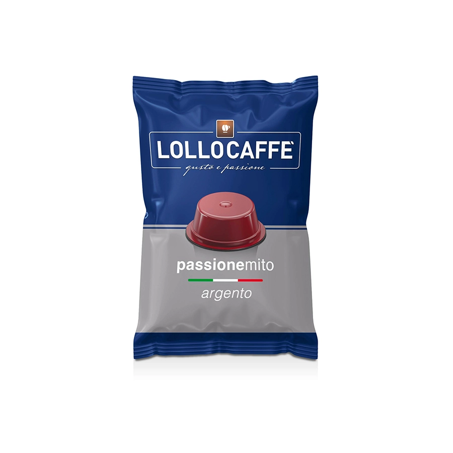 Capsule Lollo Caffè Compatibili Lavazza A Modo Mio Caffè Argento 100