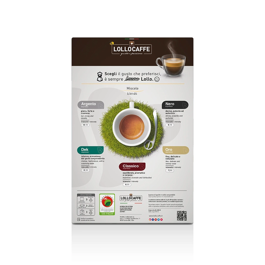 Cialde Lollo Caffè Decaffeinato 150