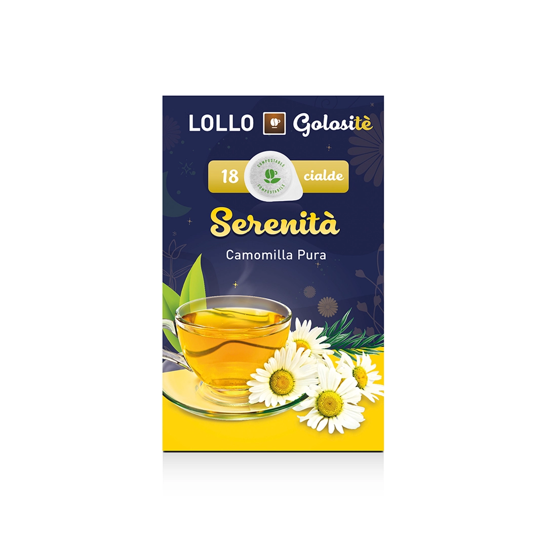Cialde Lollo Caffè Golositè Serenitè Camomilla Pura 18