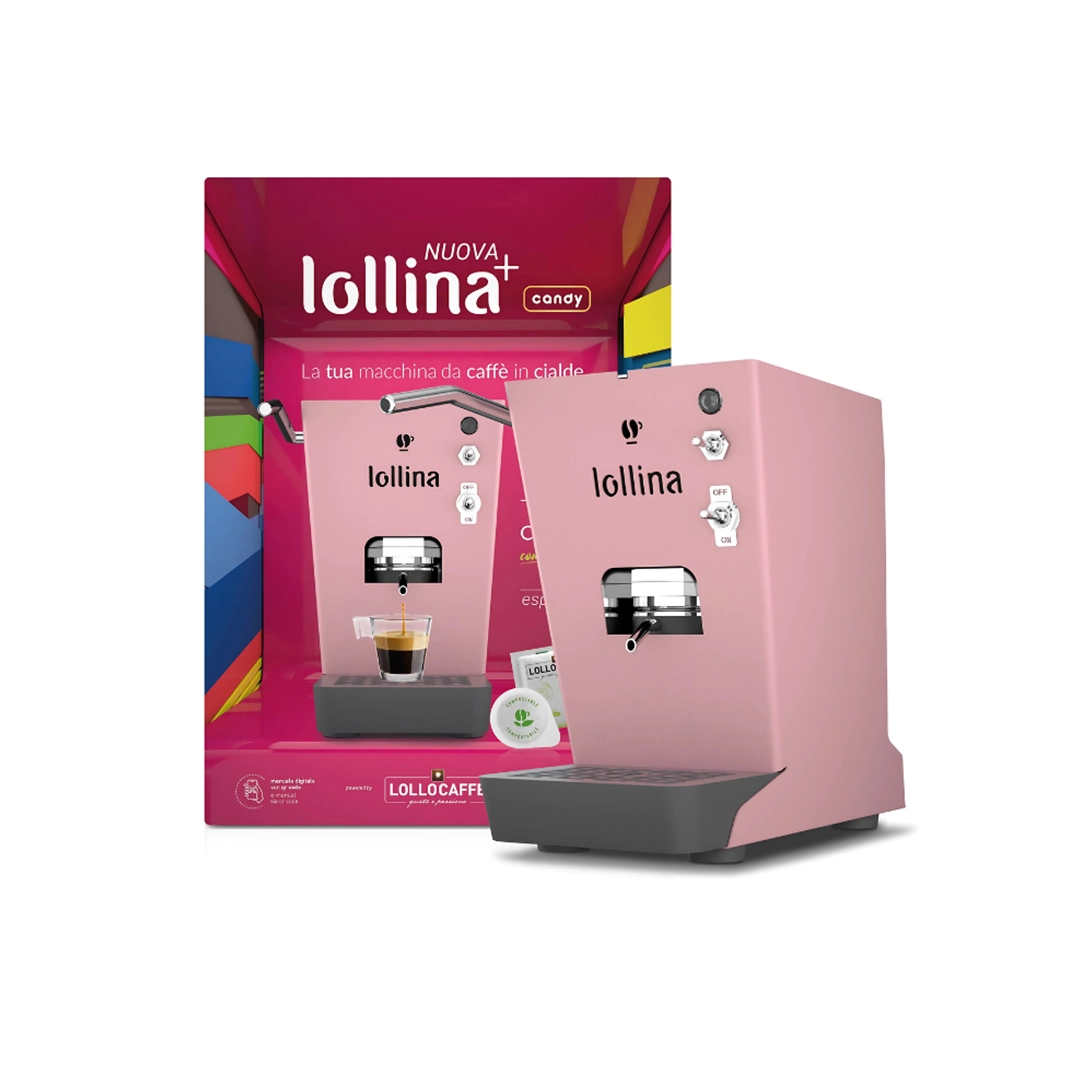 Macchina da Caffè per Cialde Ese Lollina Rosa Pop
