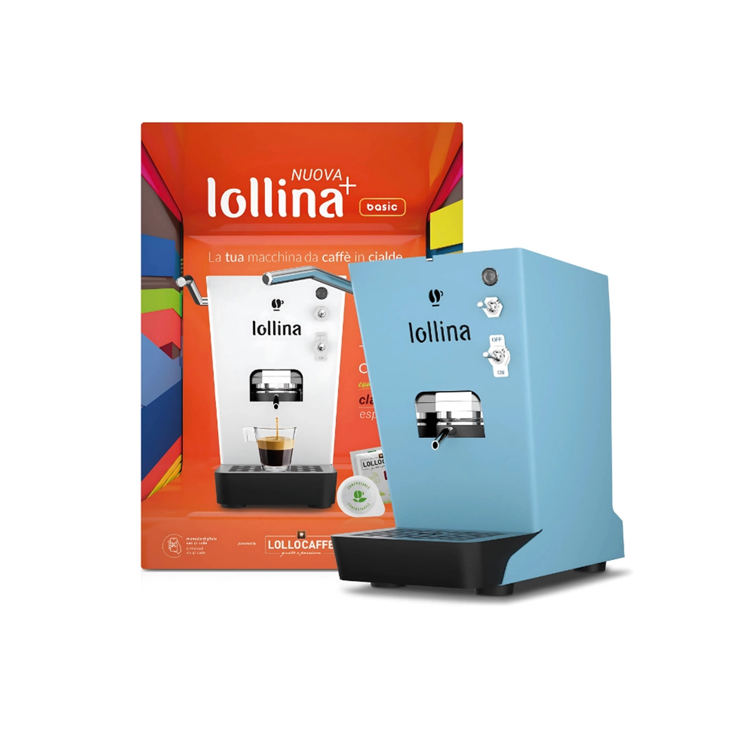 Macchina da Caffè per Cialde Ese Lollina Azzurra