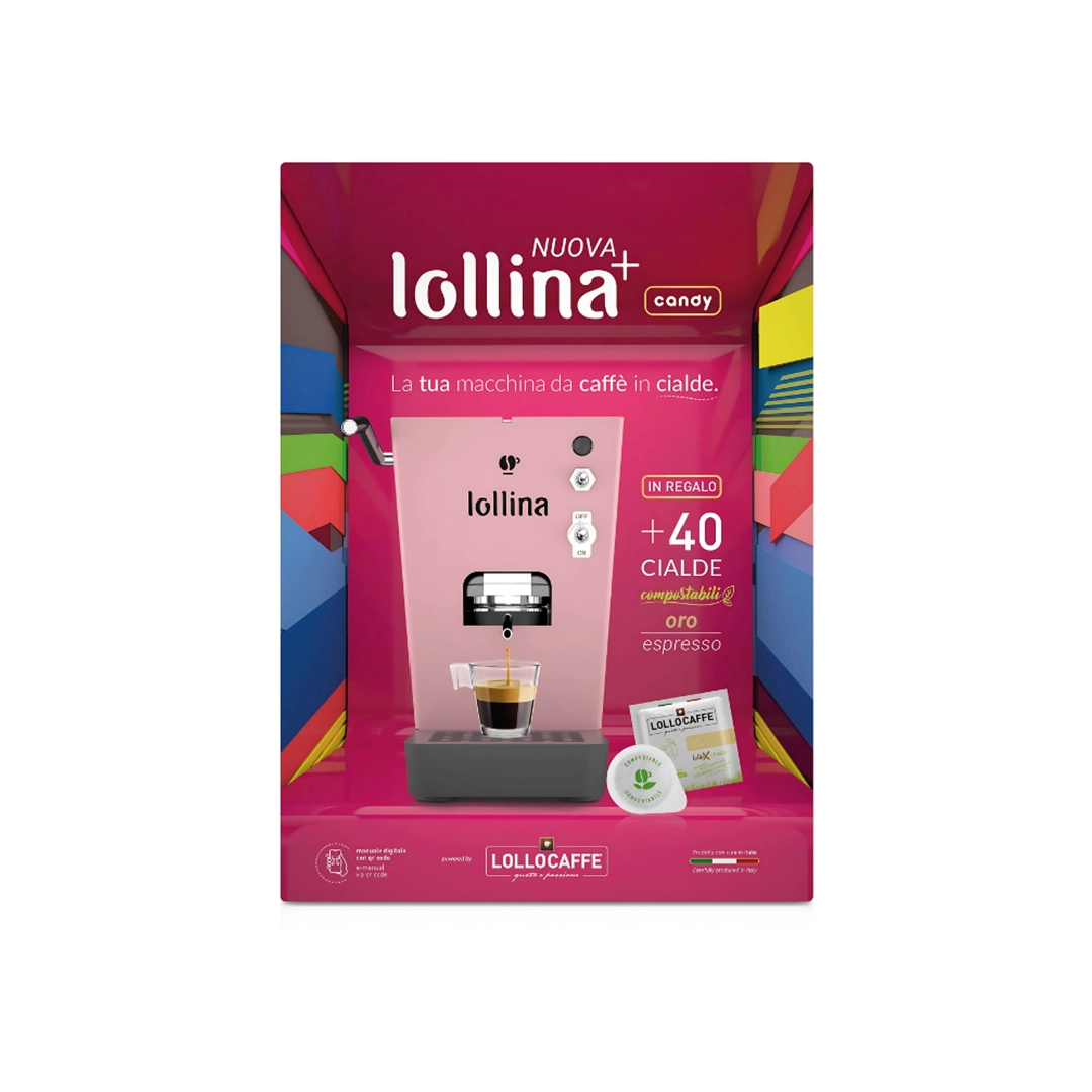 Macchina da Caffè per Cialde Ese Lollina Azzurra