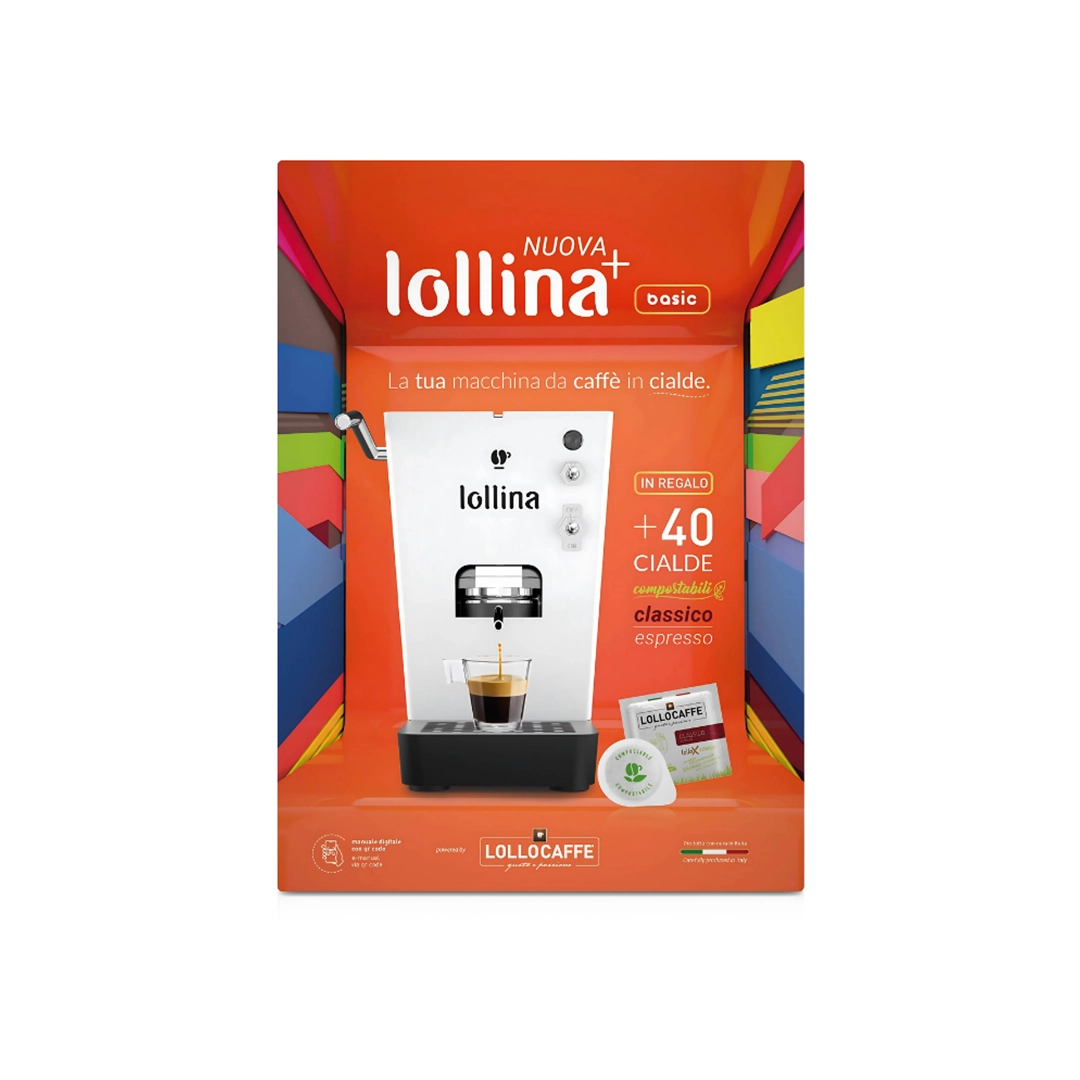Macchina da Caffè per Cialde Ese Lollina Rossa
