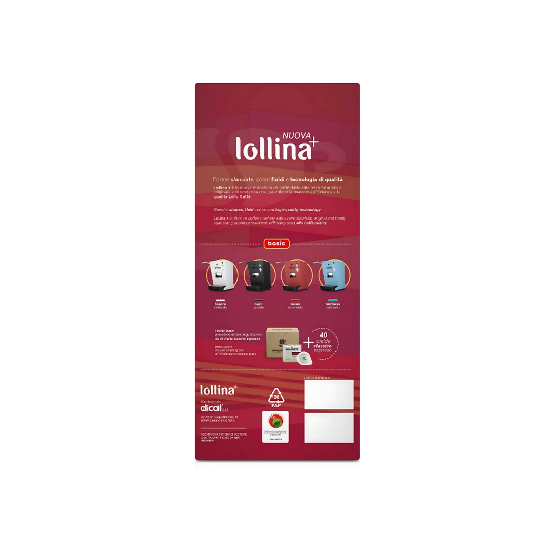 Macchina da Caffè per Cialde Ese Lollina Rossa