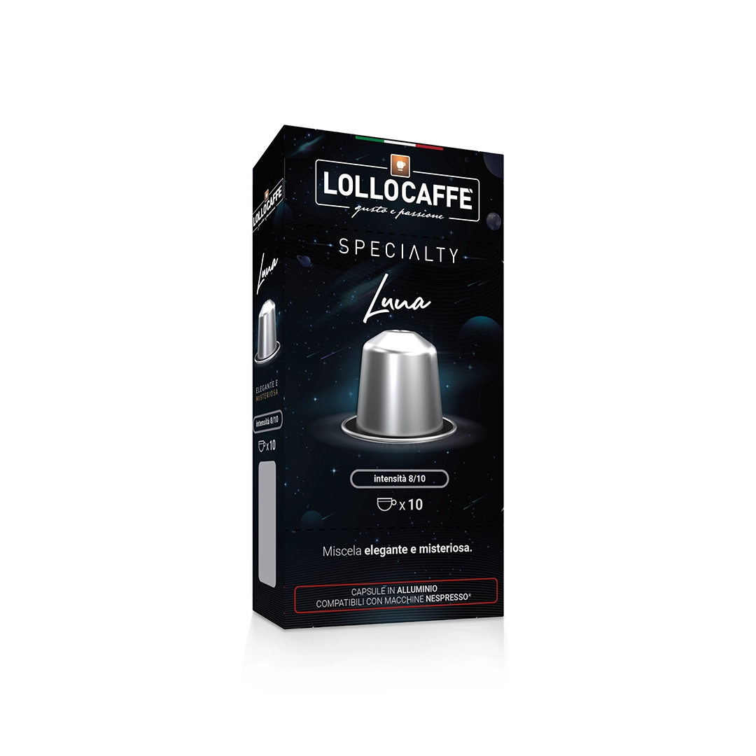 Capsule Lollo Caffè Specialty Luna compatibili Nespresso Alluminio 10