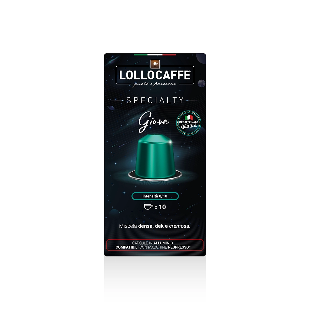 Capsule Lollo Caffè Specialty Giove compatibili Nespresso Alluminio 10