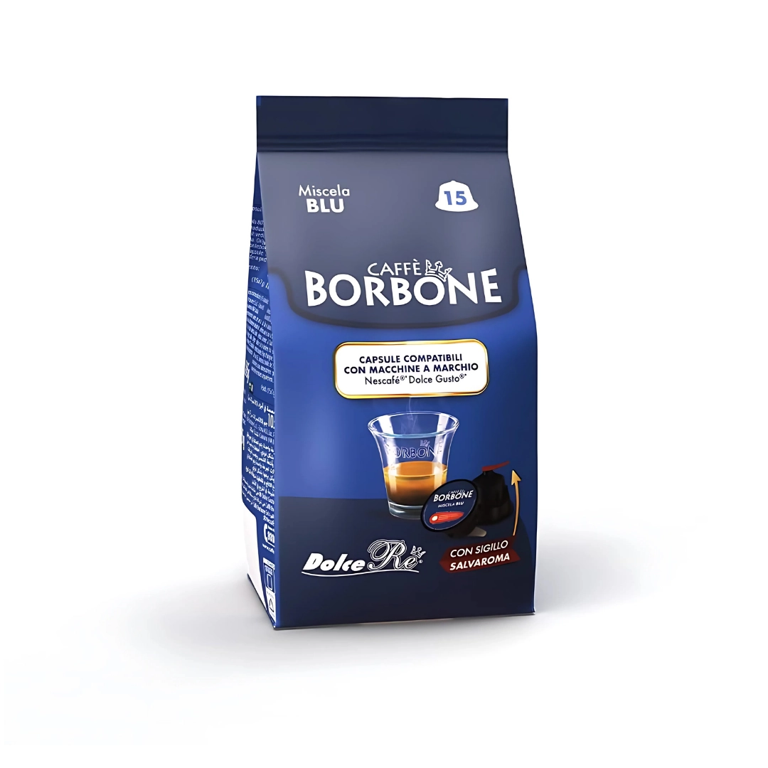 Capsule Borbone Compatibili Nescafè Dolce Gusto Blu 90