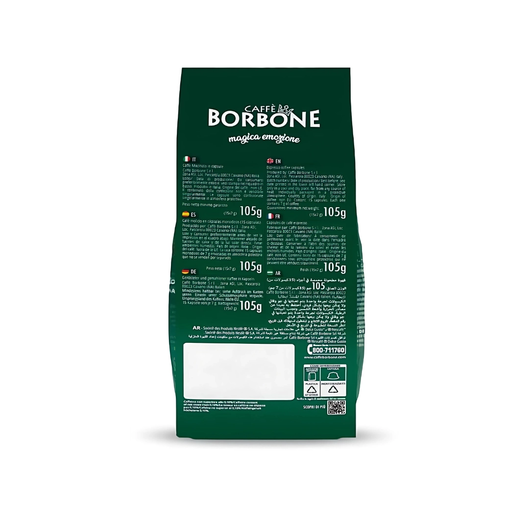 Capsule Borbone compatibili Nescafè Dolce Gusto Verde 90