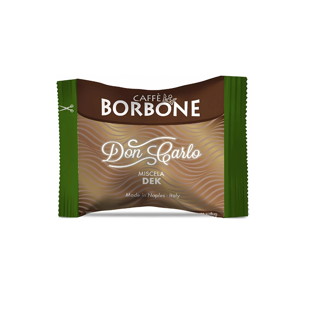 Capsule Caffè Borbone Don Carlo decaffeinato compatibili Lavazza A Modo Mio 100