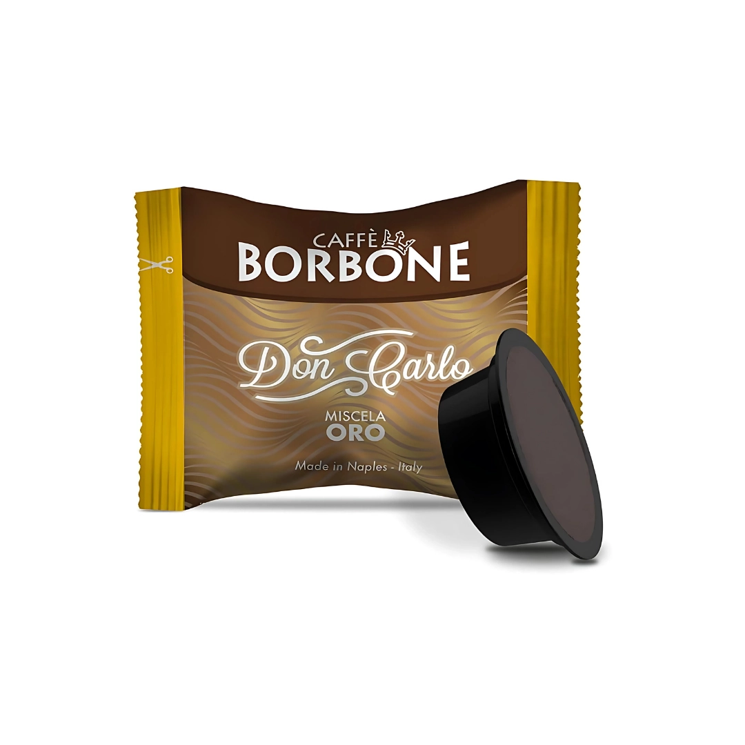 Capsule Caffè Borbone Don Carlo Oro compatibili Lavazza A Modo Mio 100