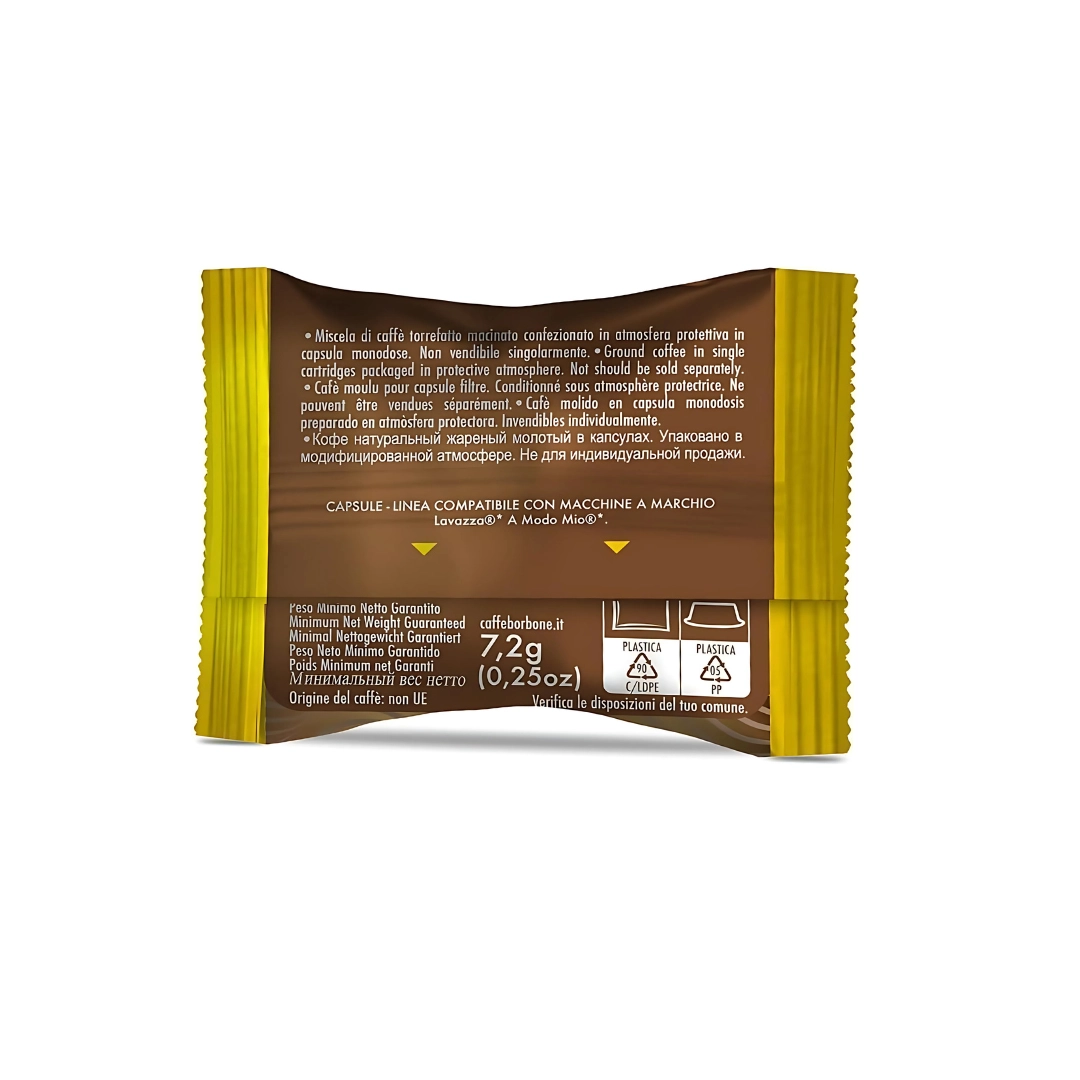 Capsule Caffè Borbone Don Carlo Oro compatibili Lavazza A Modo Mio 100