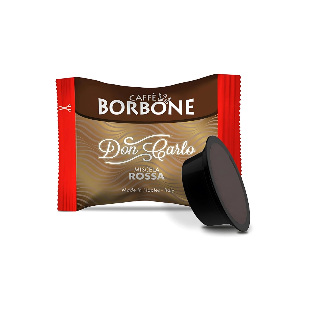 Capsule Caffè Borbone Don Carlo Rossa compatibili Lavazza A Modo Mio 100