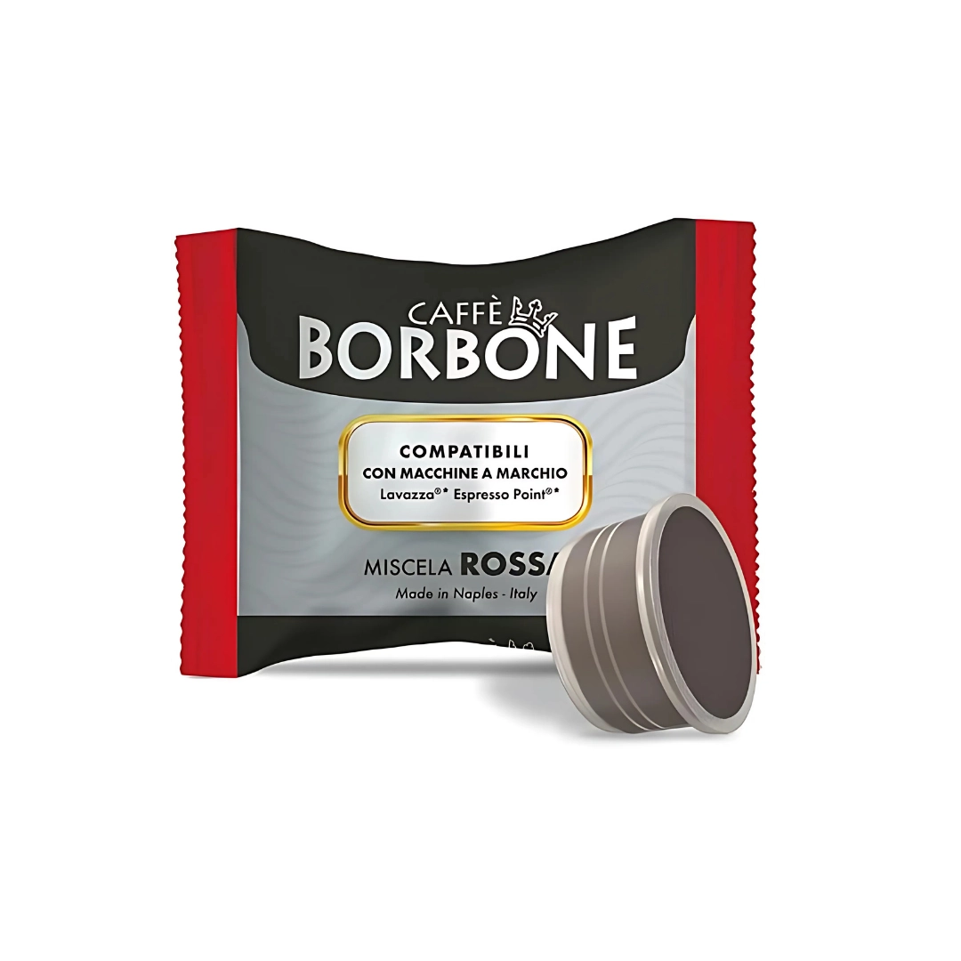 Capsule Caffè Borbone Rosso compatibili Lavazza Espresso Point 100