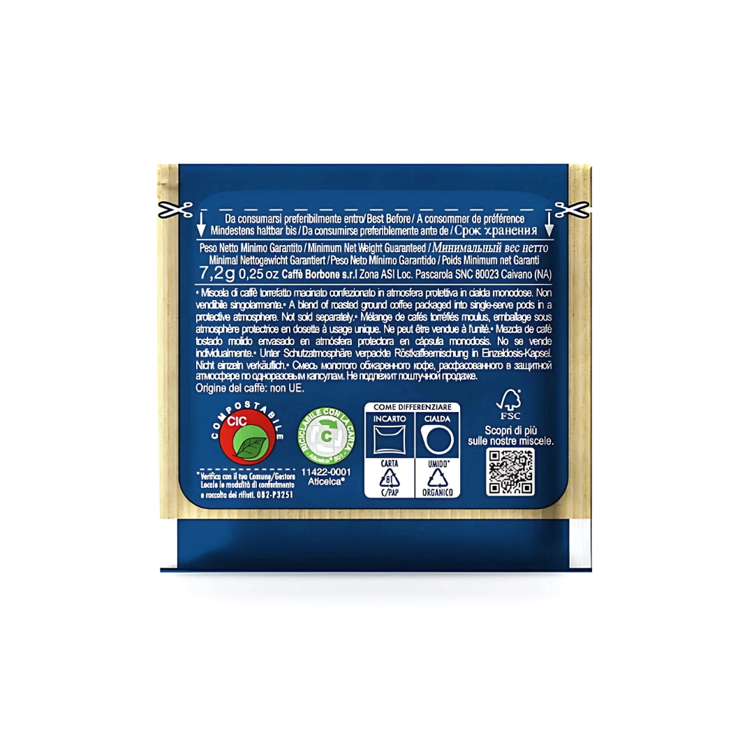 Cialde Caffe Borbone Blu 150