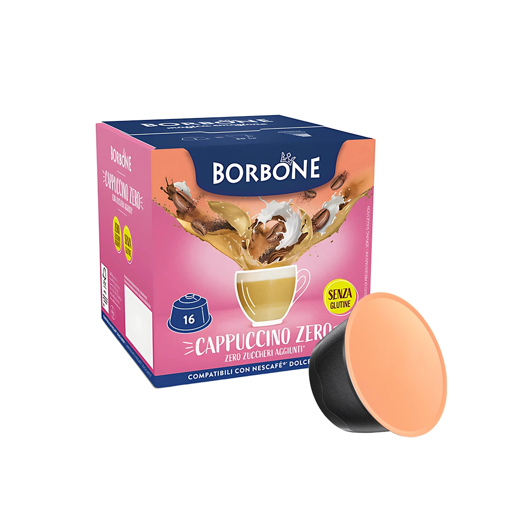 Capsule Borbone Compatibili Dolce Gusto Cappuccino Zero 16