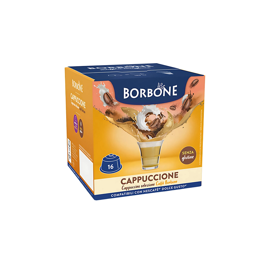 Capsule Borbone Compatibili Dolce Gusto Bevanda Solubile Cappuccione 16