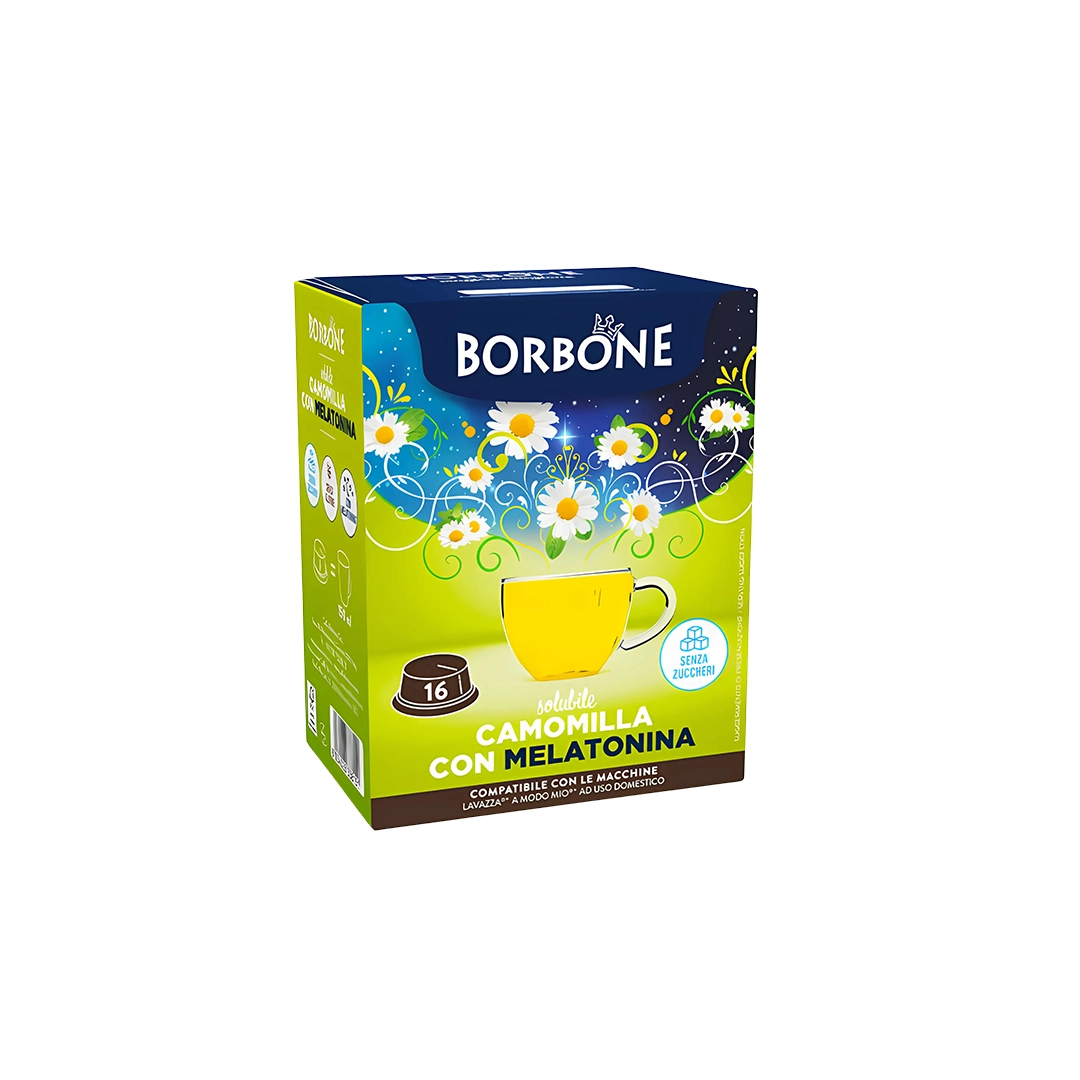 Capsule Borbone Compatibili Lavazza A Modo Mio Camomilla 16