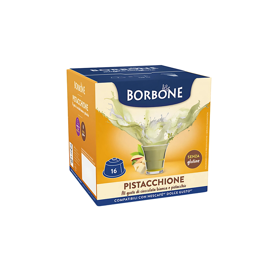 Capsule Borbone Compatibili Dolce Gusto Pistacchione 16