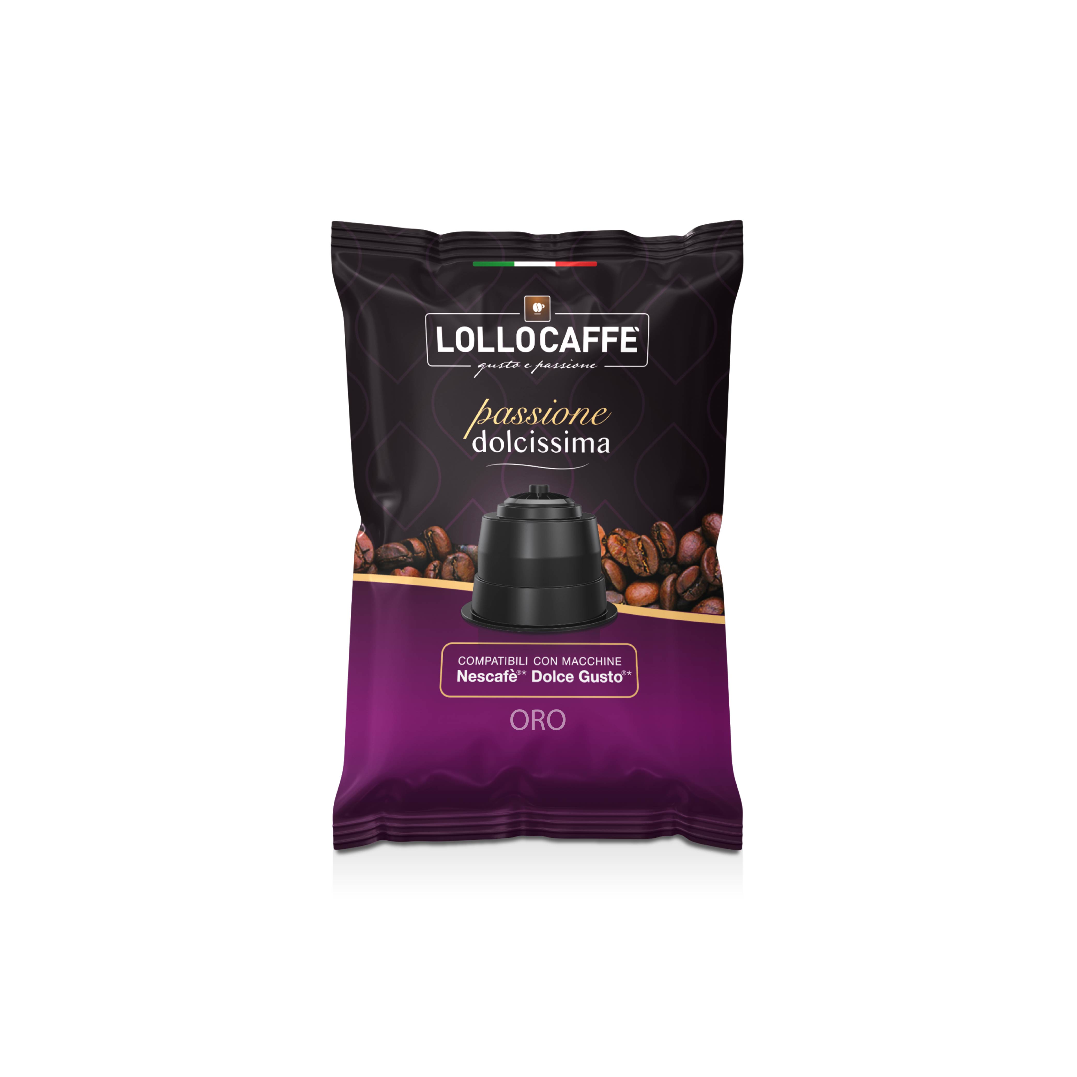 Capsule Lollo Caffè Compatibili Nescafè Dolce Gusto Oro 50