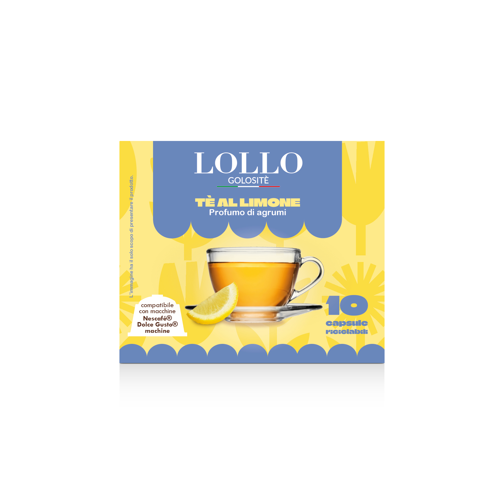 Capsule Compatibili Nescafè Dolce Gusto Tè al Limone Lollo Caffè 10