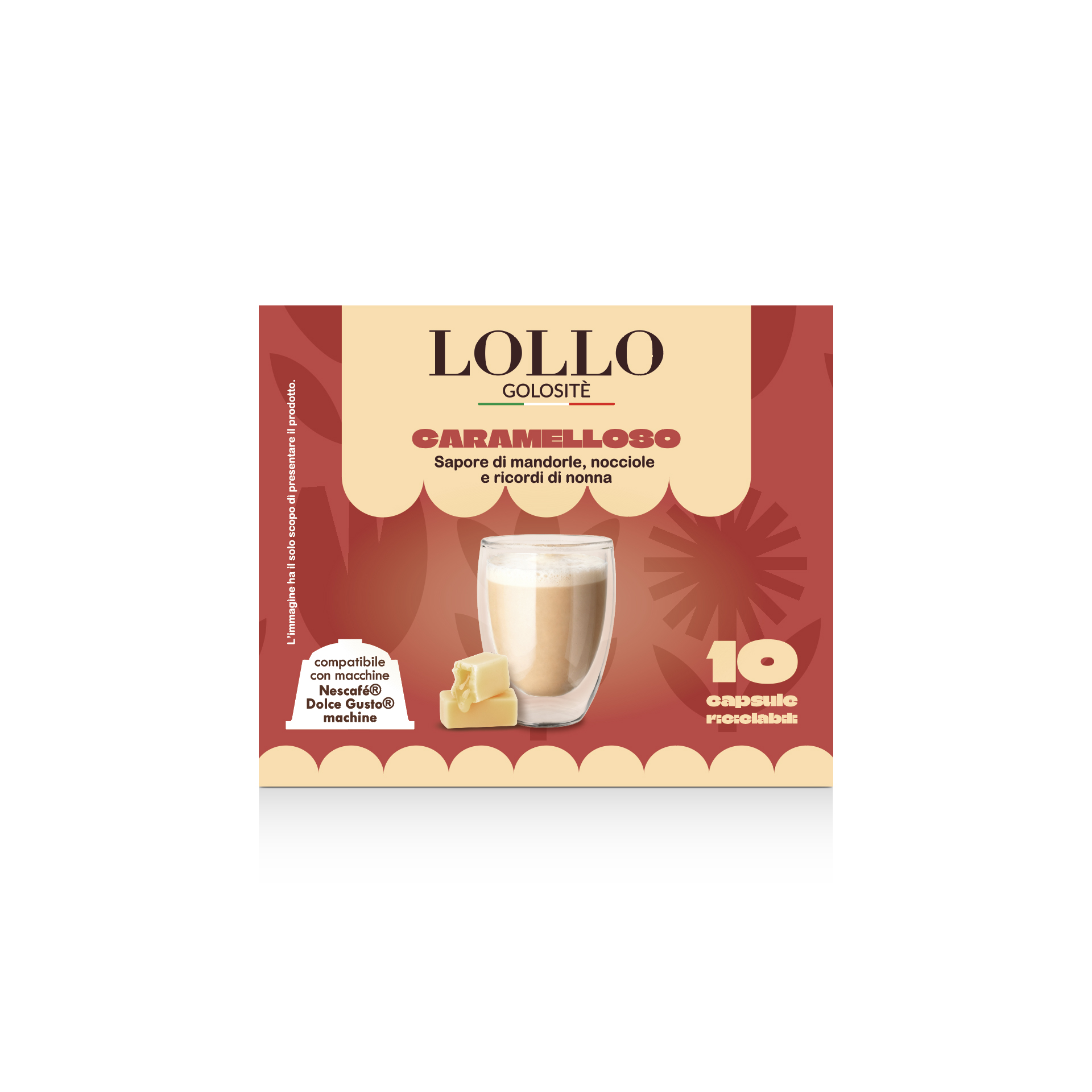 Capsule Compatibili Nescafè Dolce Gusto Caramello Lollo Caffè 10