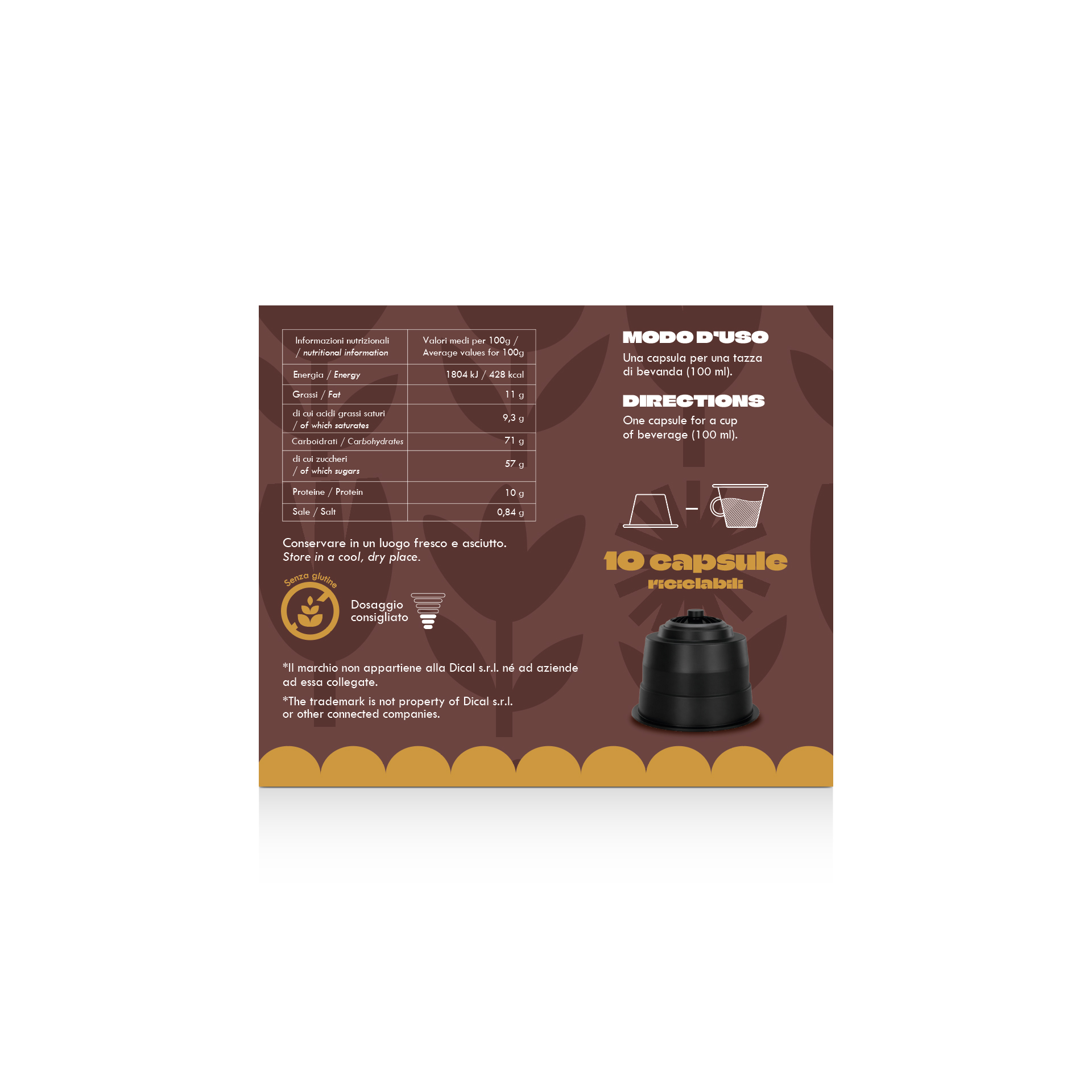 Capsule Compatibili Nescafè Dolce Gusto Cappuccino e Biscotto Lollo Caffè 10