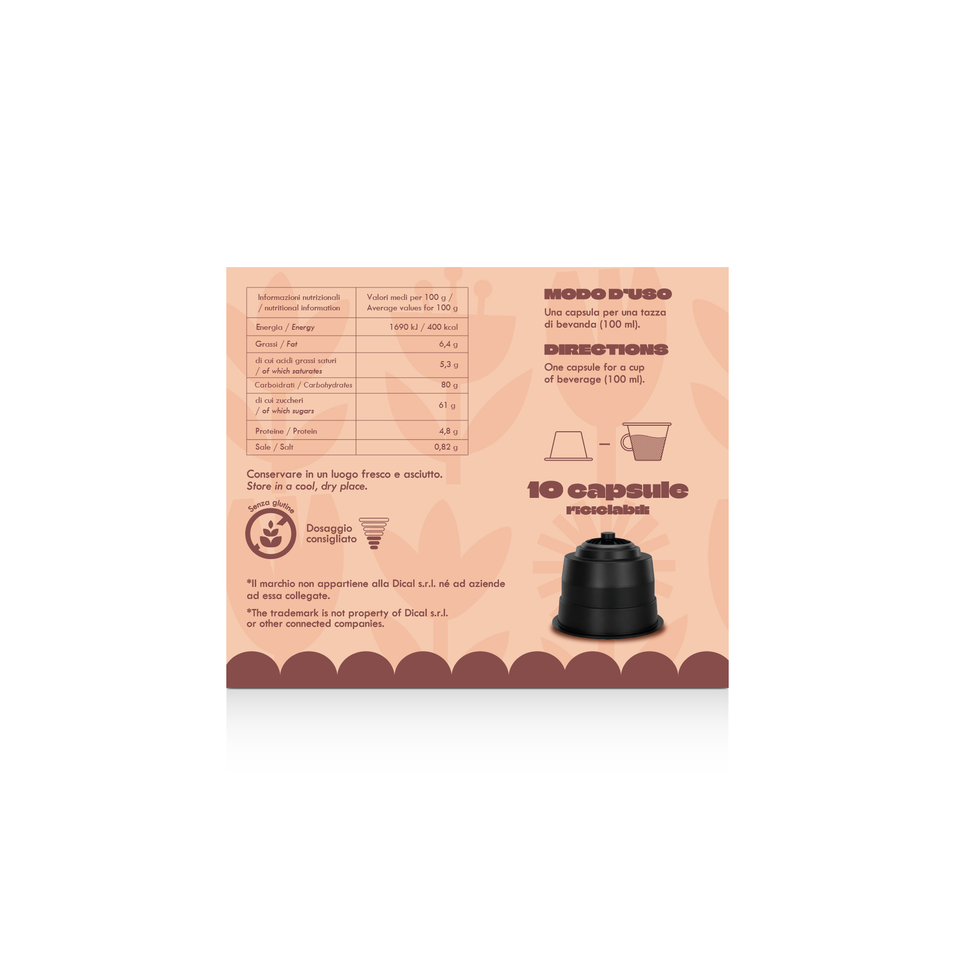 Capsule Compatibili Nescafè Dolce Gusto Cioccolato e Nocciola Lollo Caffè 10