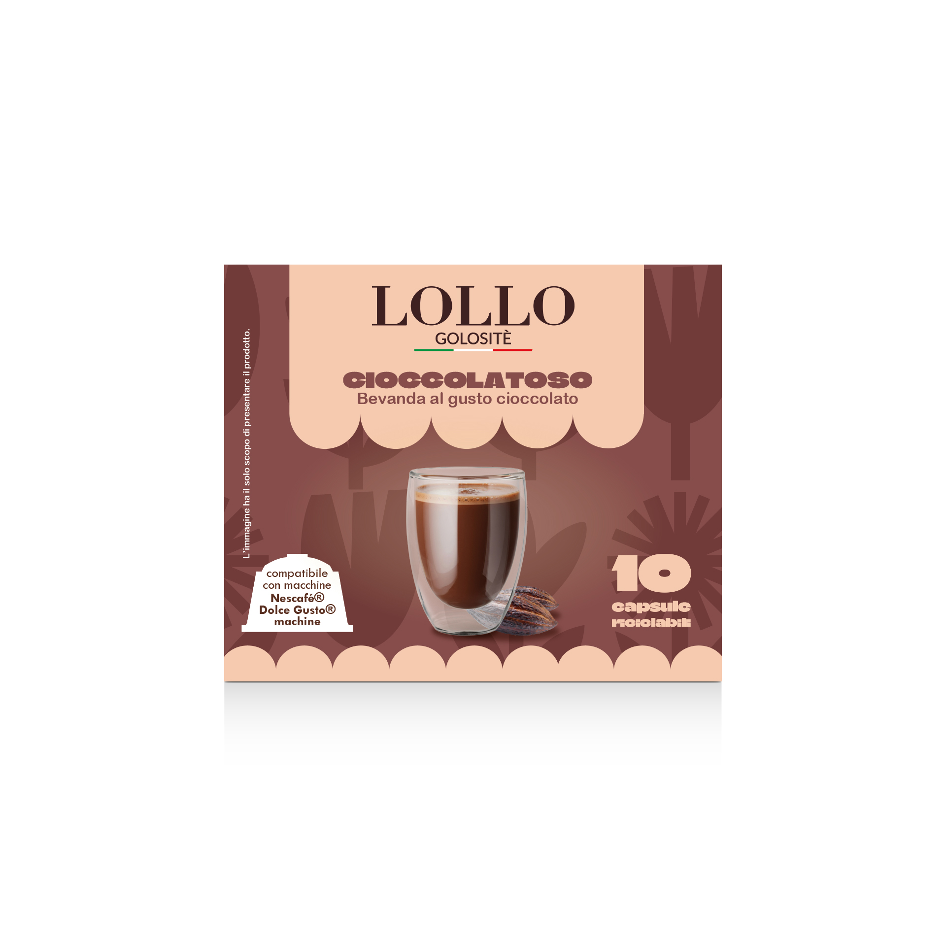 Capsule Compatibili Nescafè Dolce Gusto Cioccolato Lollo Caffè 10