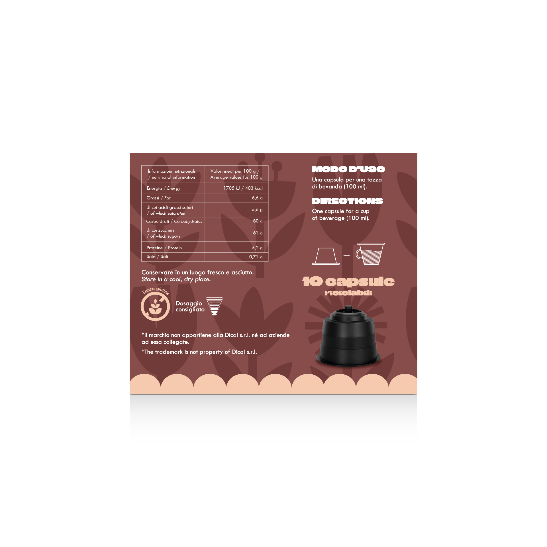Capsule Compatibili Nescafè Dolce Gusto Cioccolato Lollo Caffè 10