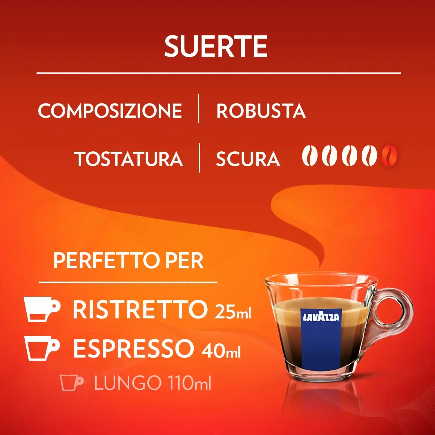 Capsule Lavazza A Modo Mio Suerte 108