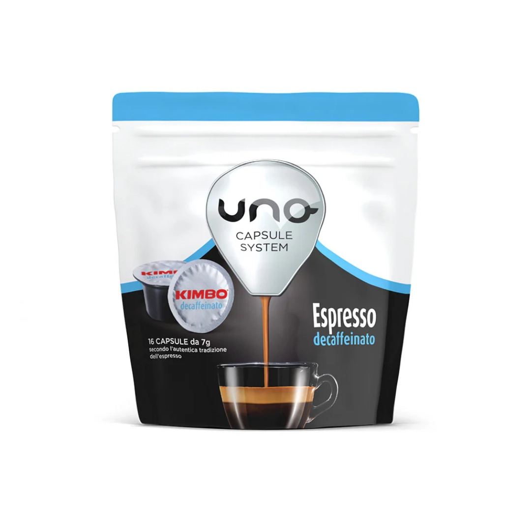 Capsule Kimbo Uno System Decaffeinato 16