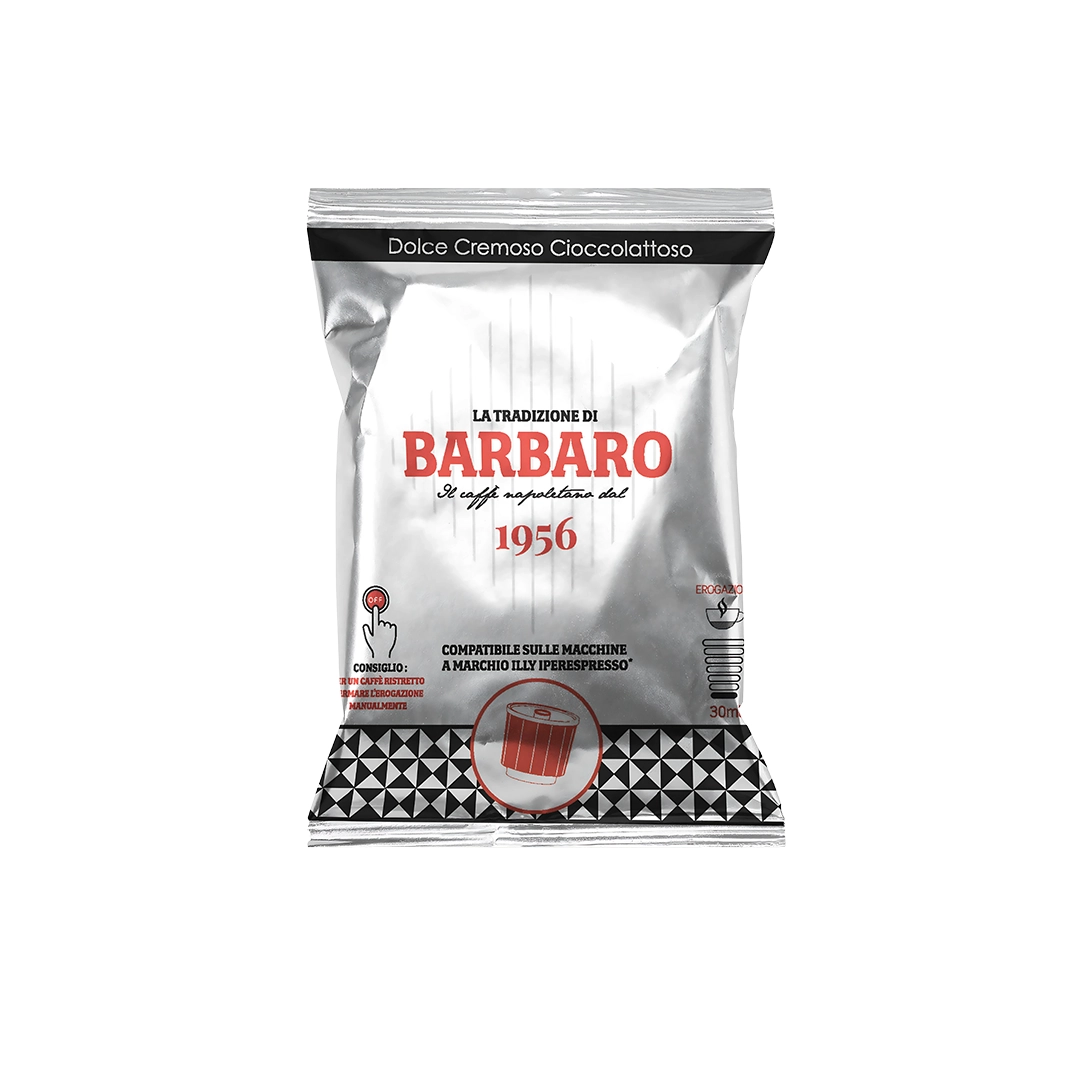 Capsule Barbaro Compatibili Iperespresso Nera 80