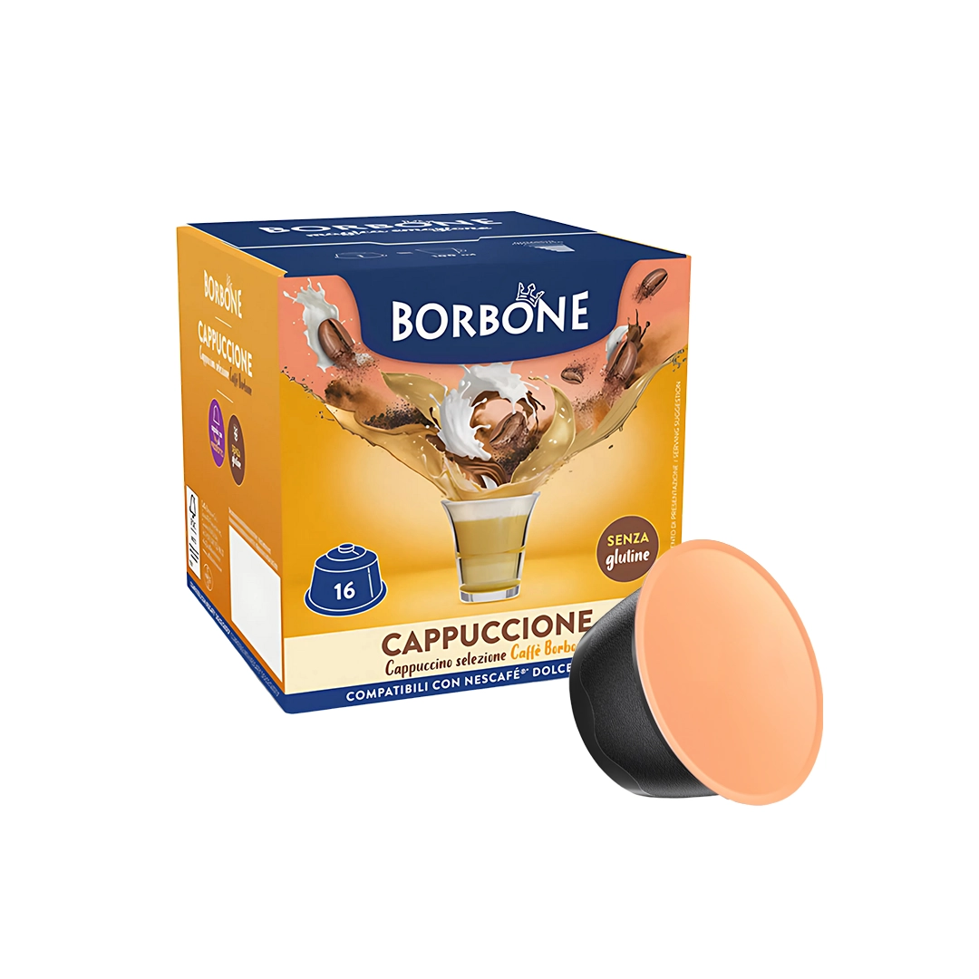 Capsule Borbone Compatibili Dolce Gusto Bevanda Solubile Cappuccione 16