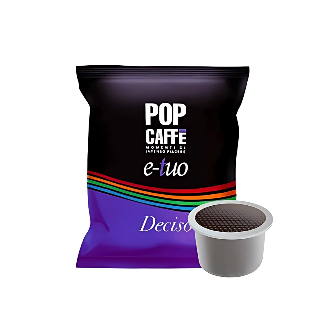 Capsule Pop Caffè Compatibili Aroma Vero/ FiorFiore Coop Deciso 50