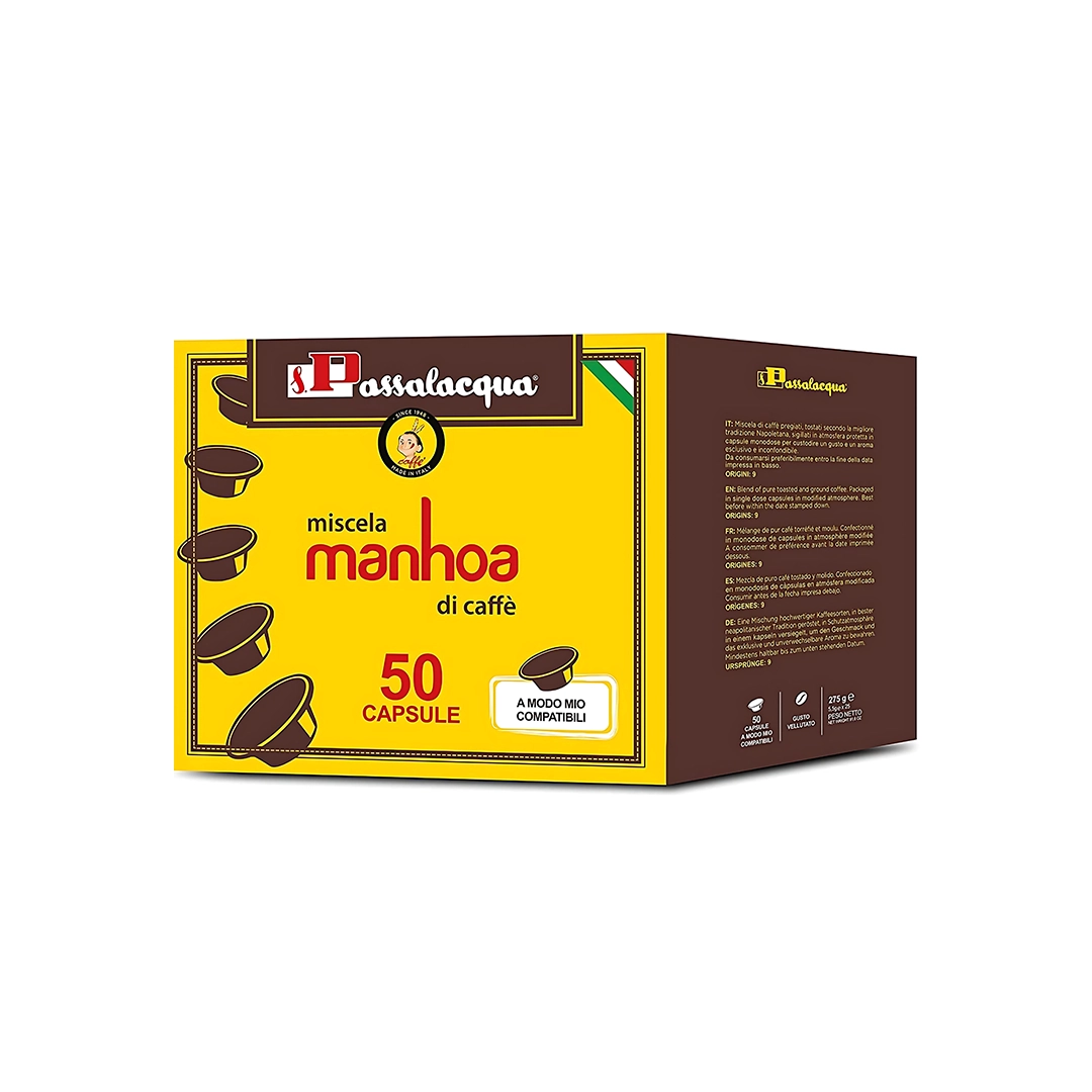 Capsule Passalacqua Compatibili Lavazza a Modo Mio Manhoa 50
