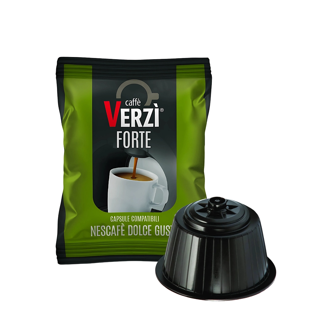 Capsule Compatibili Nescafè Dolce Gusto Caffè Verzì Aroma Forte 50