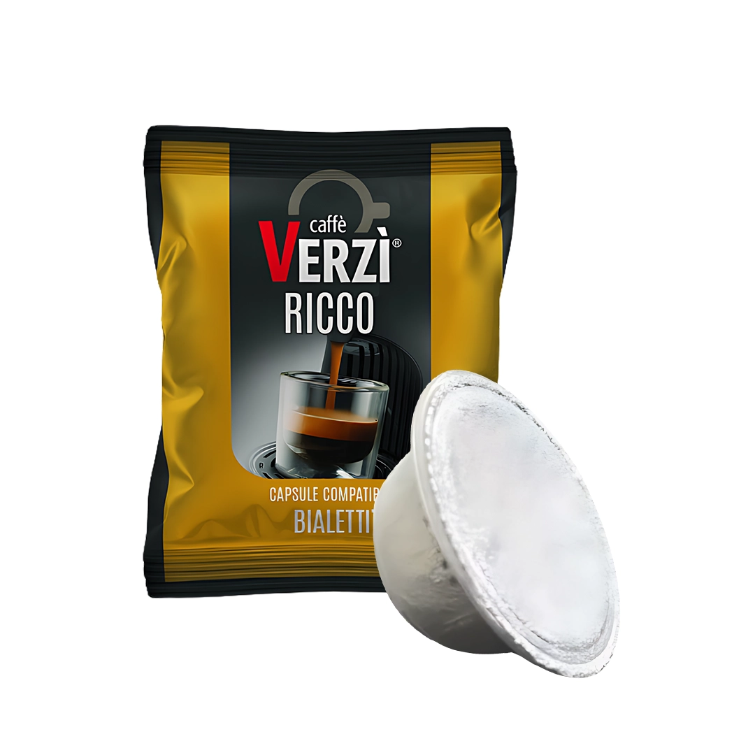 Capsule Compatibili Bialetti Caffè Verzì Aroma Ricco 100