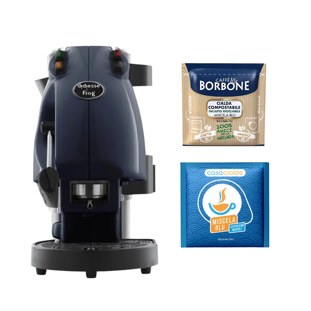 Bundle Frog Gialla + 150 cialde Borbone + 100 cialde Casacialde