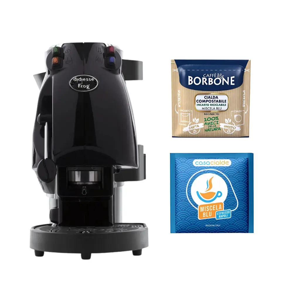 Bundle Frog Gialla + 150 cialde Borbone + 100 cialde Casacialde
