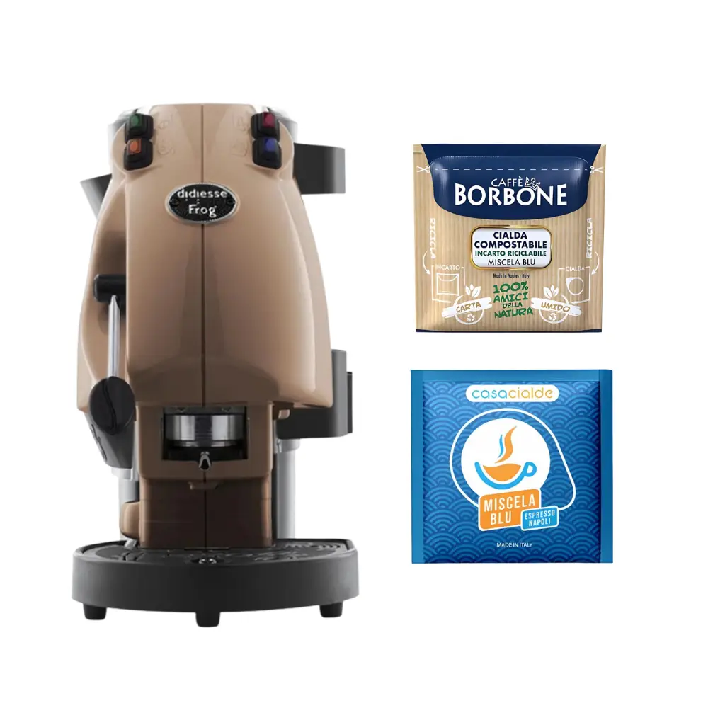 Bundle Frog Gialla + 150 cialde Borbone + 100 cialde Casacialde
