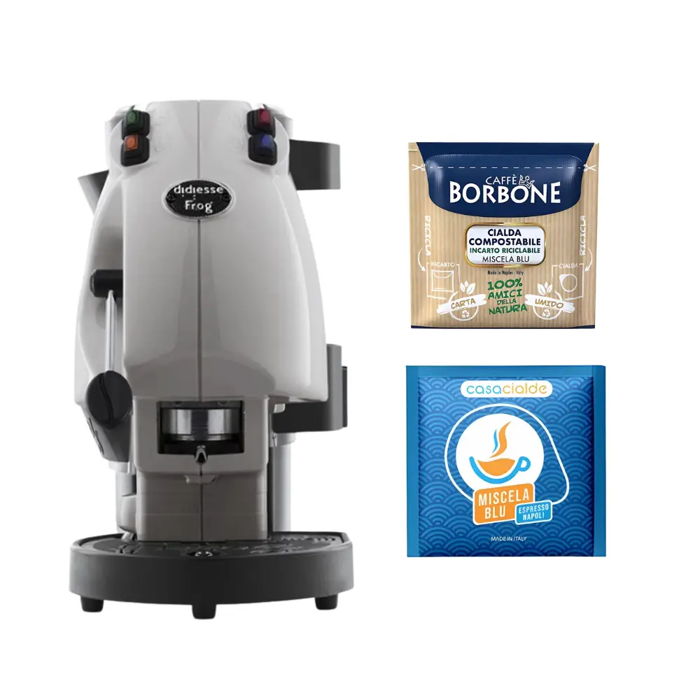 Bundle Frog Gialla + 150 cialde Borbone + 100 cialde Casacialde
