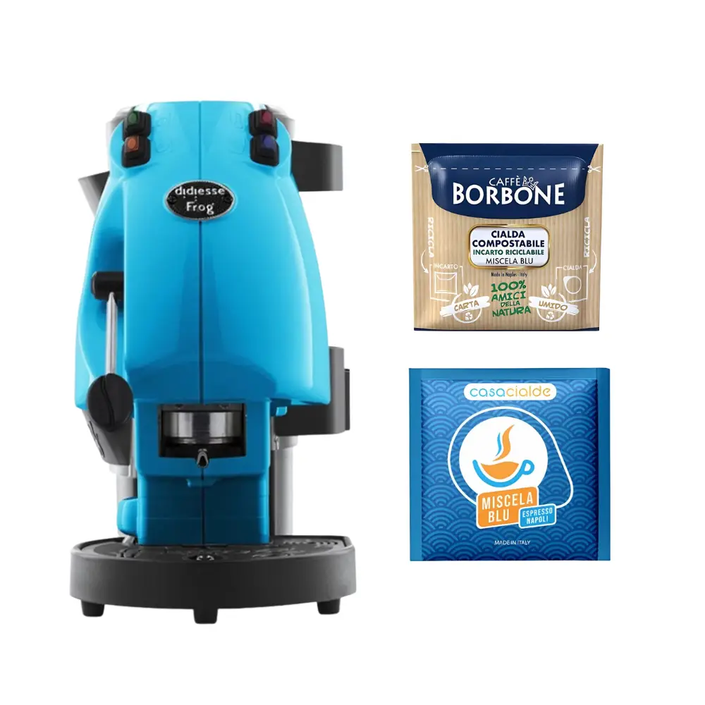 Bundle Frog Gialla + 150 cialde Borbone + 100 cialde Casacialde