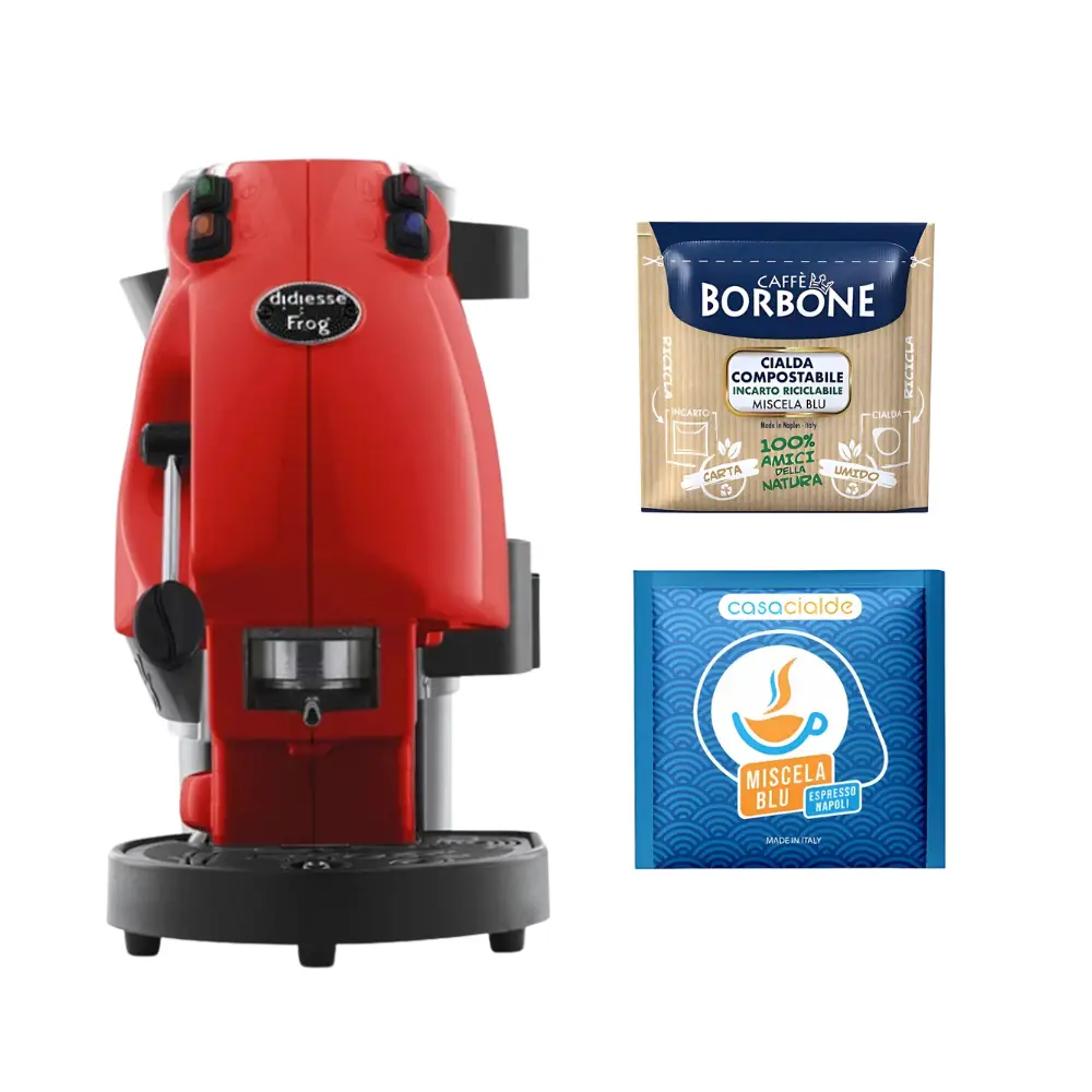 Bundle Frog Gialla + 150 cialde Borbone + 100 cialde Casacialde