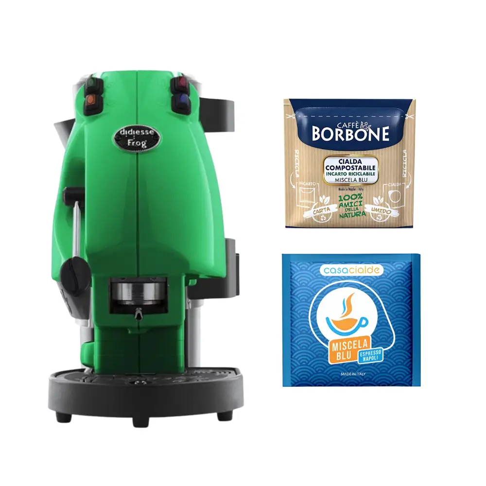 Bundle Frog Gialla + 150 cialde Borbone + 100 cialde Casacialde
