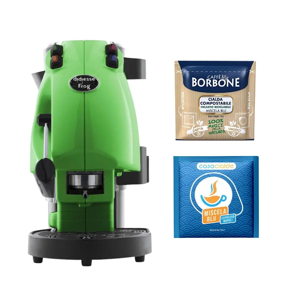 Bundle Frog Gialla + 150 cialde Borbone + 100 cialde Casacialde