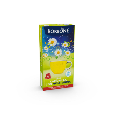 Capsule Borbone Compatibili Nespresso Camomilla con Melatonina 10