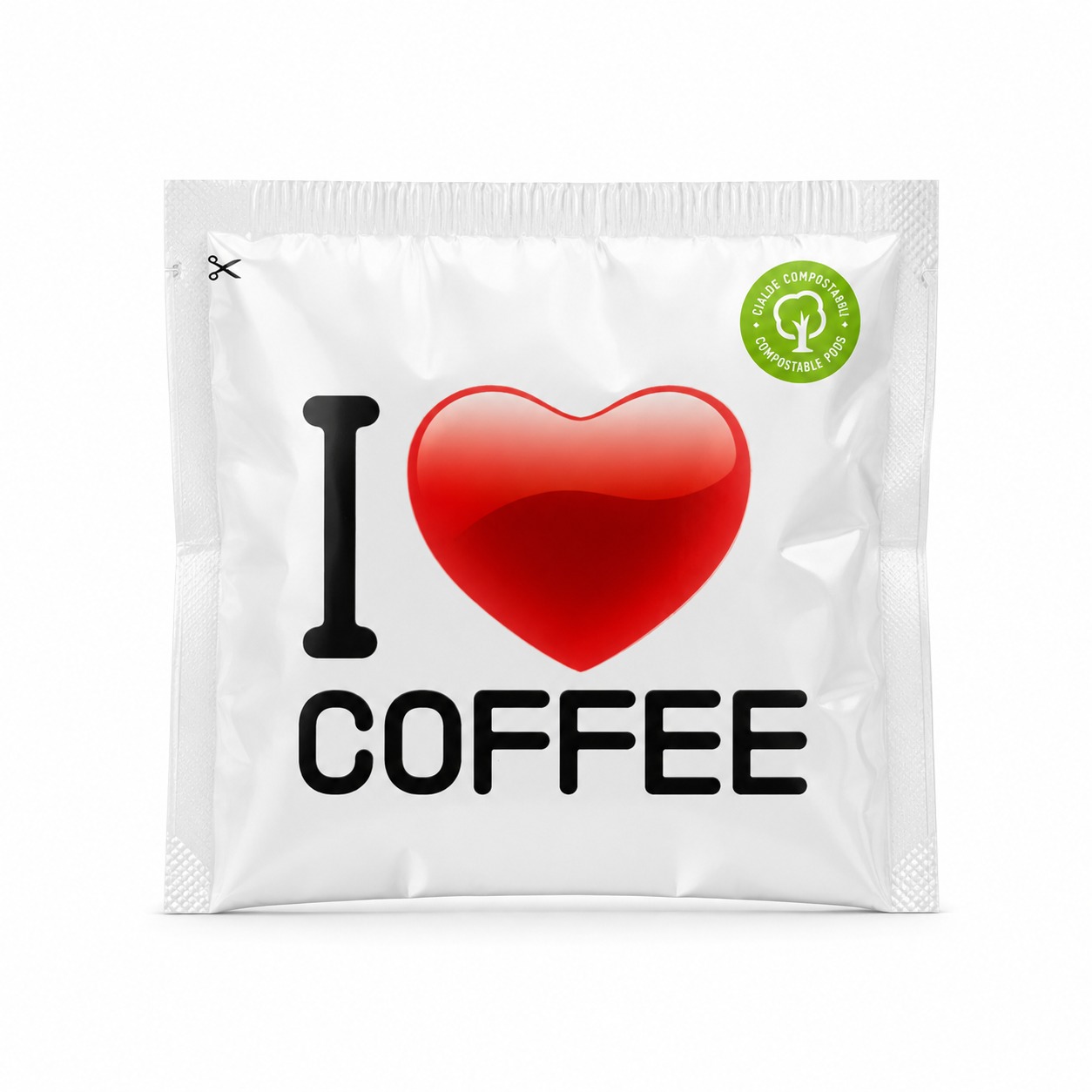 Cialde in Carta I Love Coffee 150