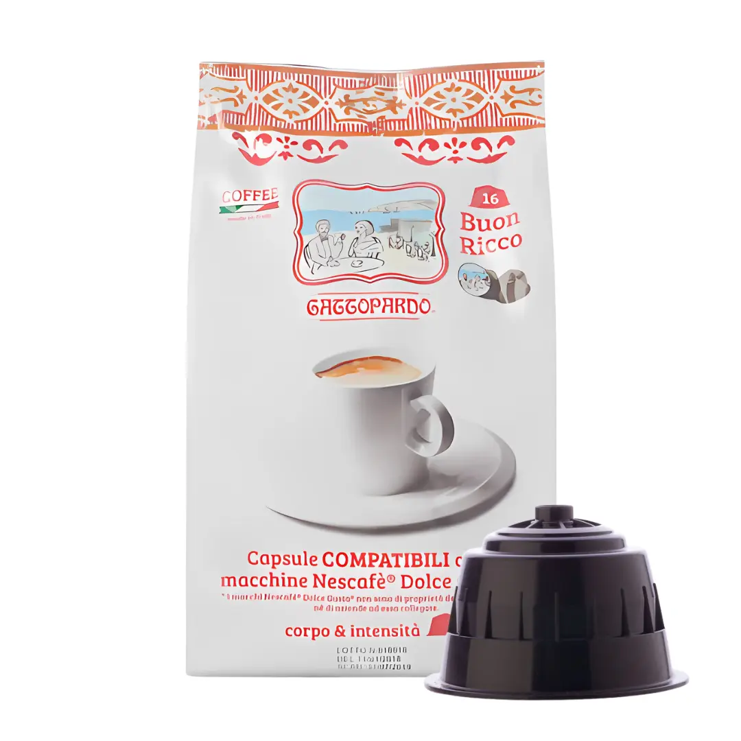 Capsule Toda Gattopardo Compatibili Nescafè Dolce Gusto Buon Ricco 32
