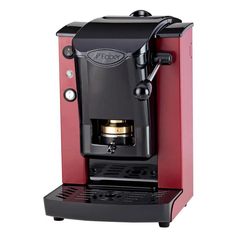 Macchina da Caffè per Cialde Ese Faber Slot Plast Borgogna Nera