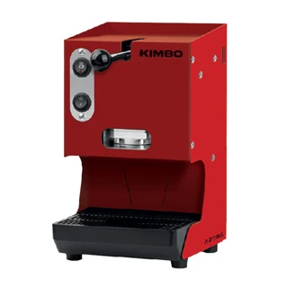 Macchina da Caffè per Cialde Ese Kimbo Metal Rossa